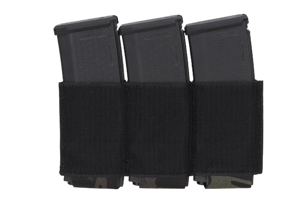 Triple magazine pouch 5.56 mm Wosport MC Black