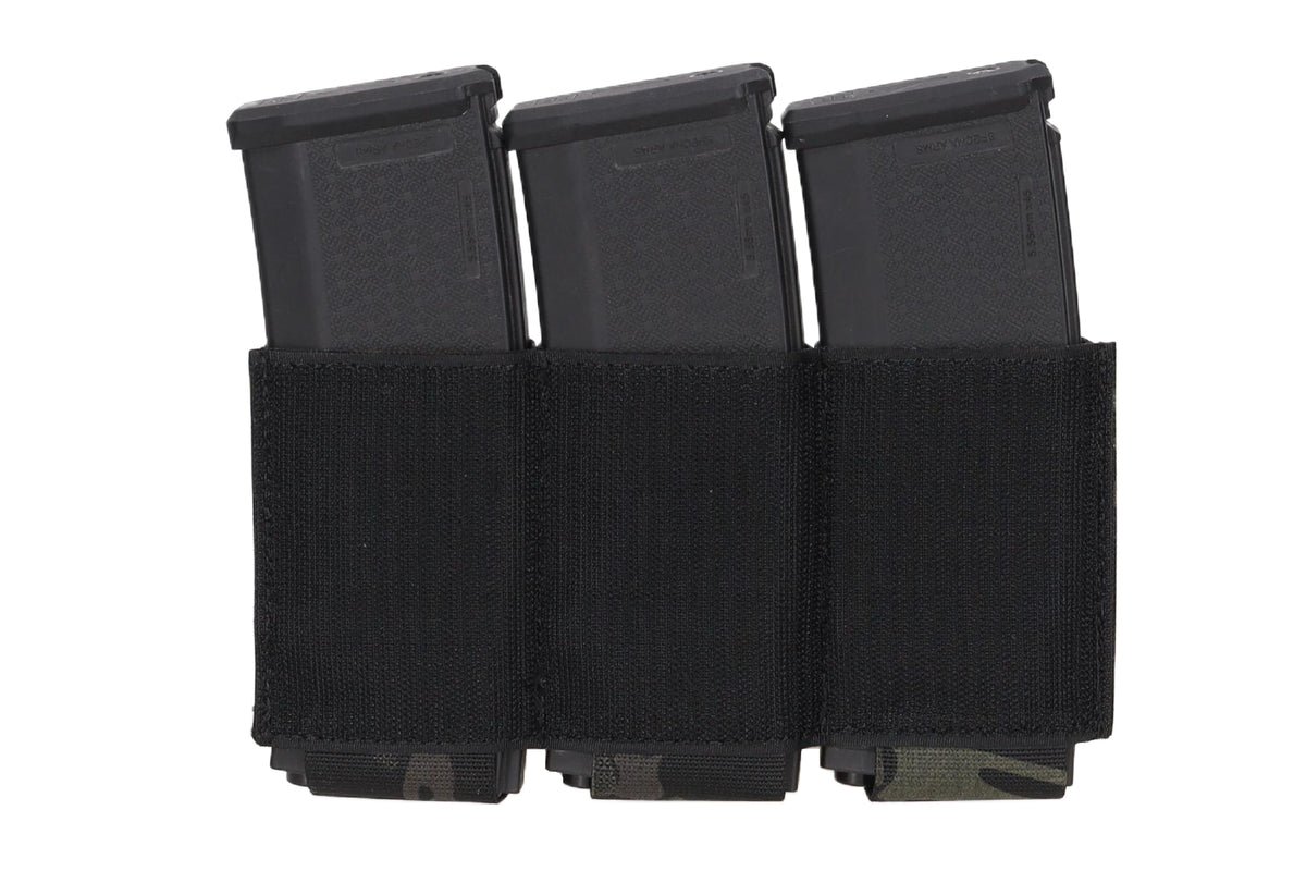 Triple magazine pouch 5.56 mm Wosport MC Black