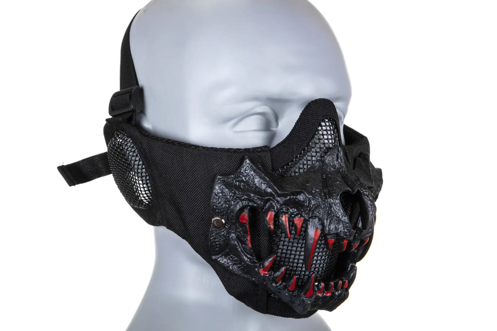 Stalker EVO PLUS Fangs Ear Protection Mask Black