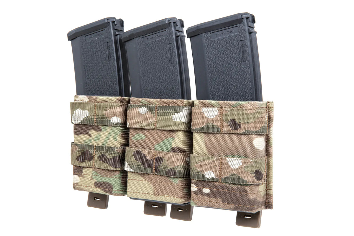 Triple Wosport Multicam rifle magazine pouch