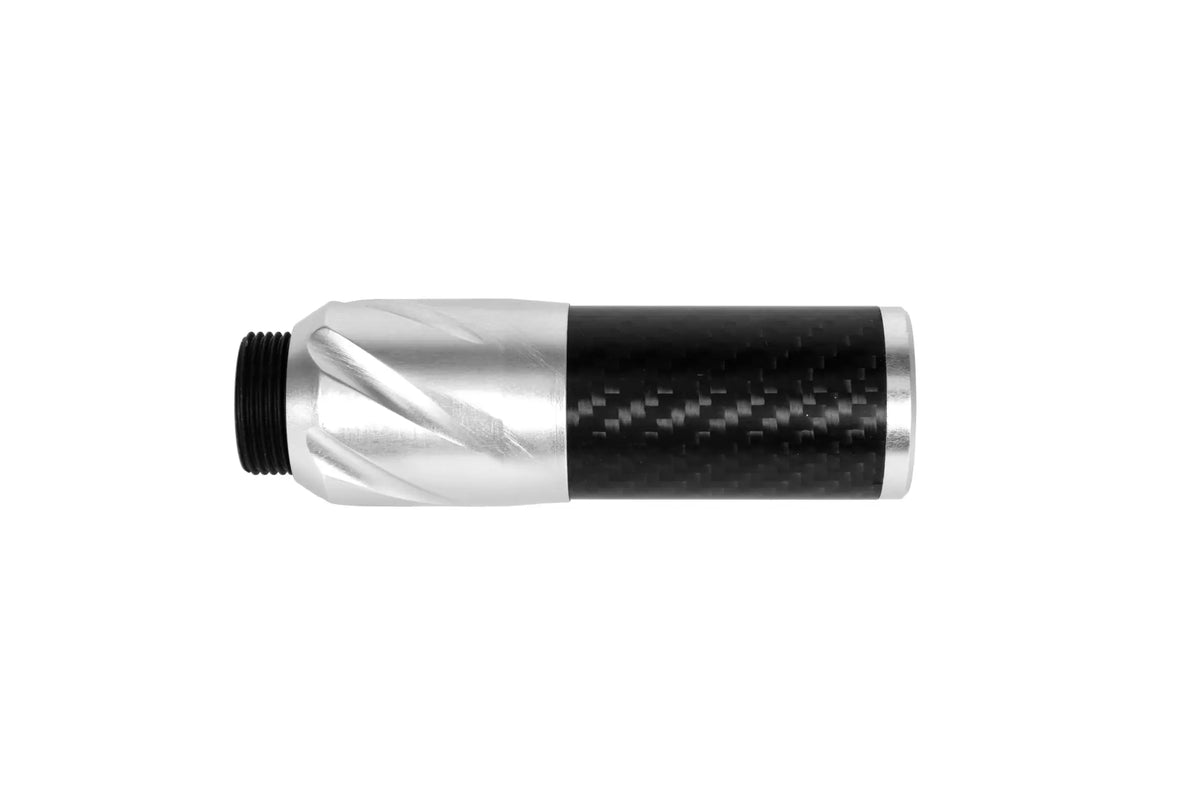 Carbon Silencer DSL2 36x100mm - Silver