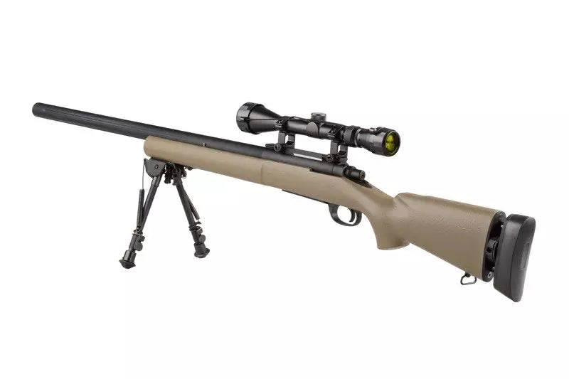 SW-04J Army sniper rifle replica (with scope and bipod) - tan