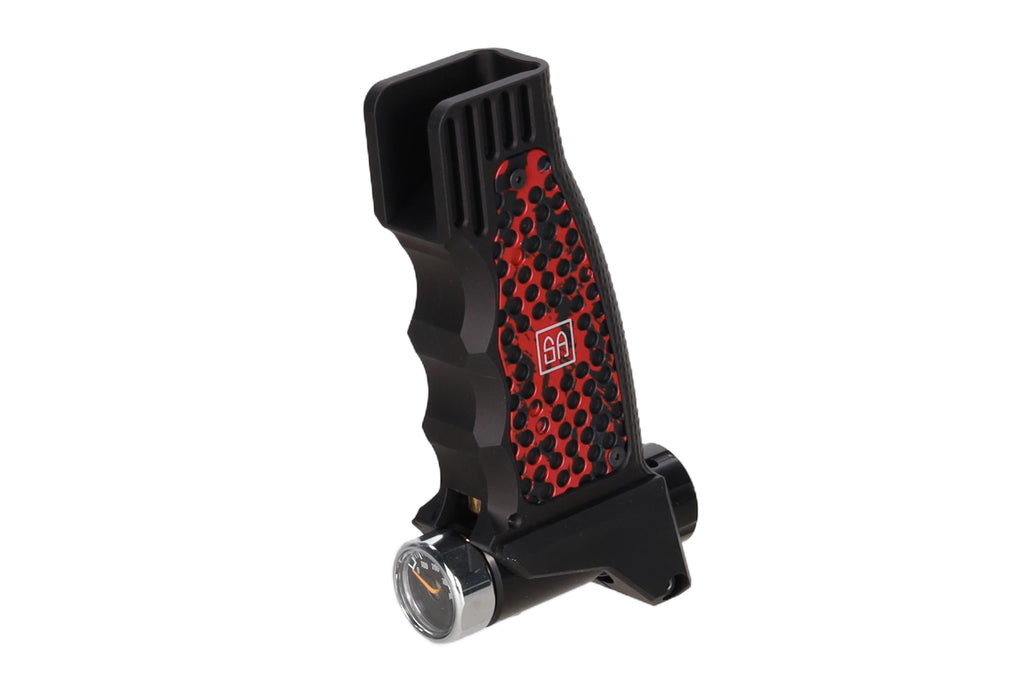 Specna Arms x Mancraft MSG Speedsoft Grip pistol grip with MMR regulator black-red