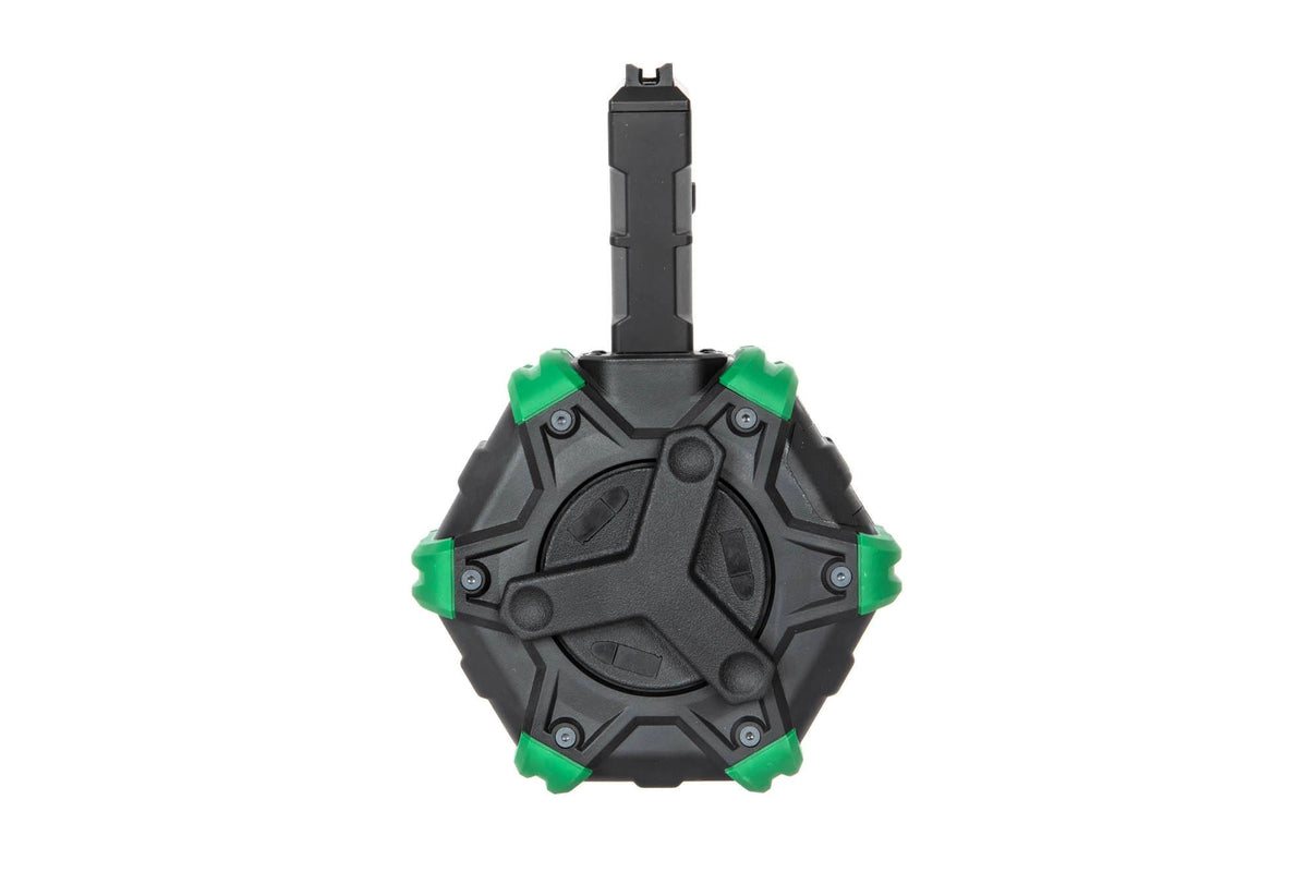 350rd Drum Green Gas Magazine for WE M4/M16 GBBR Replicas