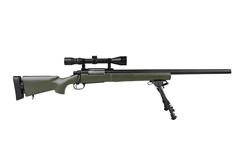 SW-04 Sniper Rifle Replica with scope and bipod (Upgraded) - olive