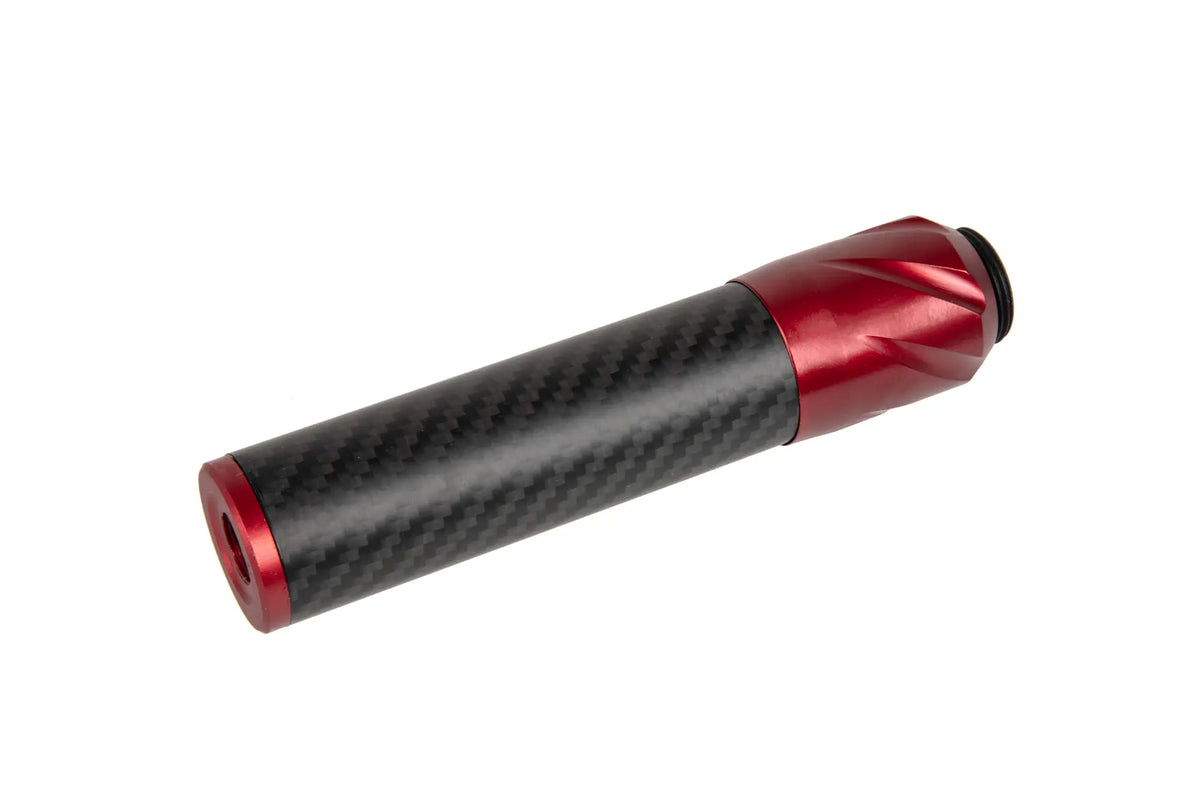 Carbon Silencer DSL2 36x150mm - Red