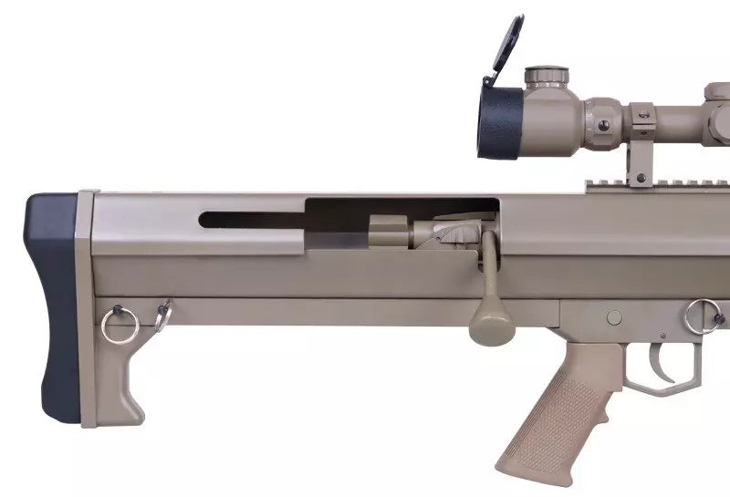 SW-01 sniper rifle replica (with scope) - tan