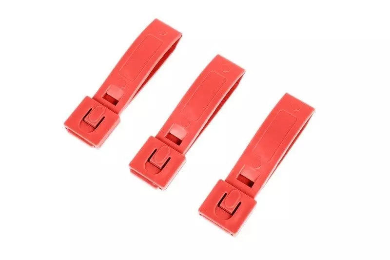 3 3pcs polymer buckle set - pink"