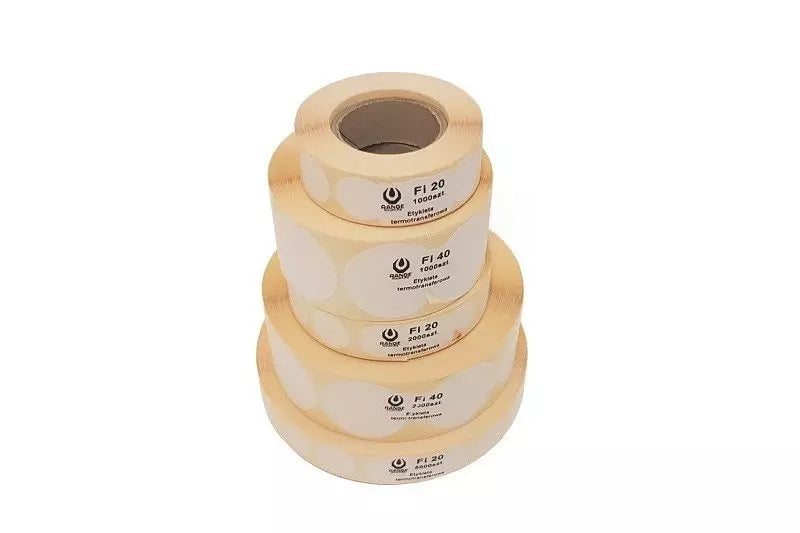 20mm Shooting Target Pasters - 1000 Pcs - White