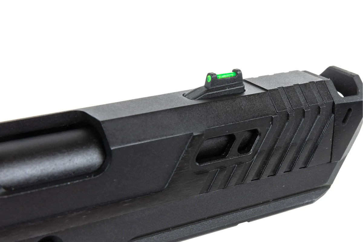 airsoft SRC Dark Viper DUAL POWER pistol with CO2 magazine Black