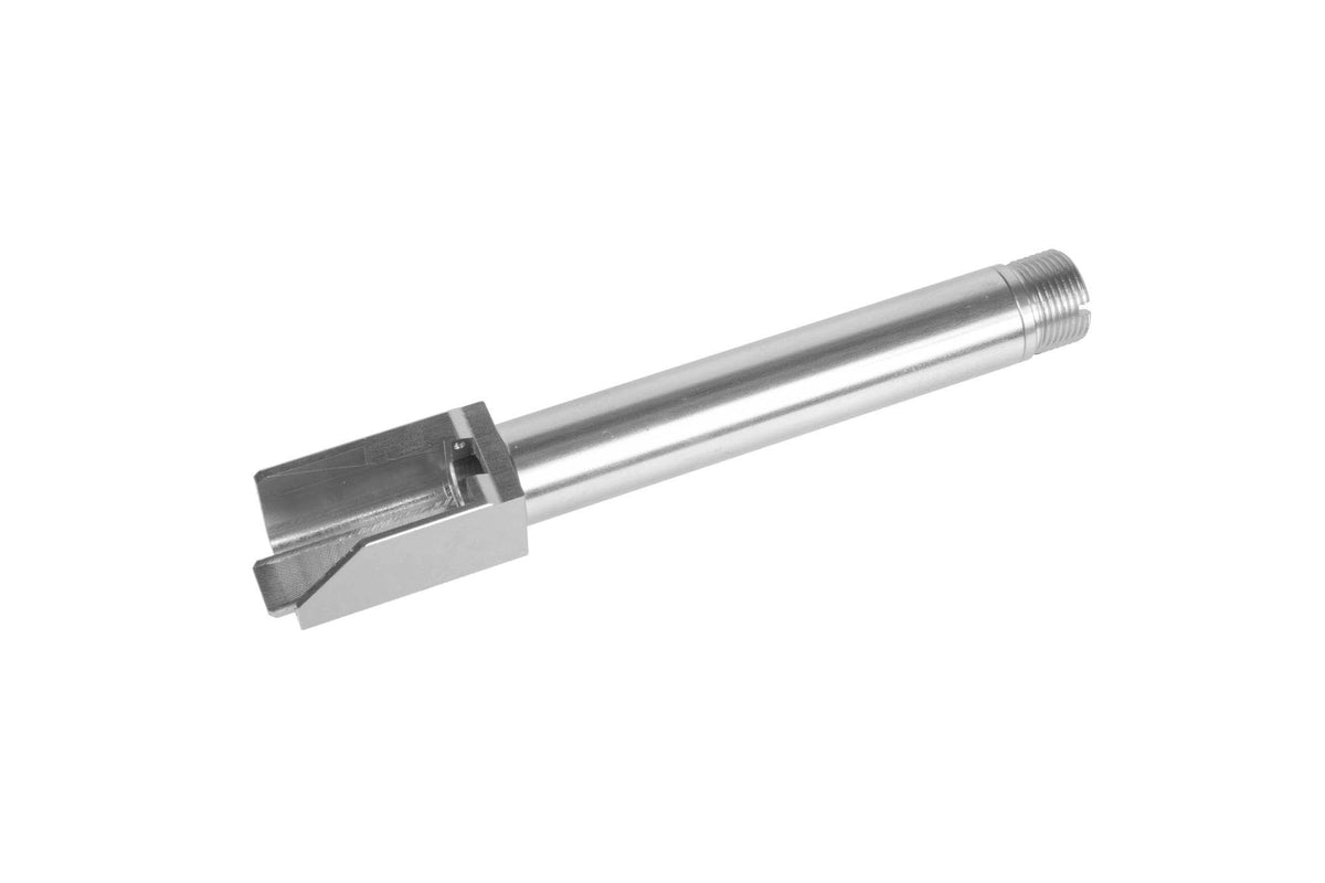 Non-Recoiling 2 Way Fixed" Outer Barrel for Umarex Glock 17 Replicas - Silver"
