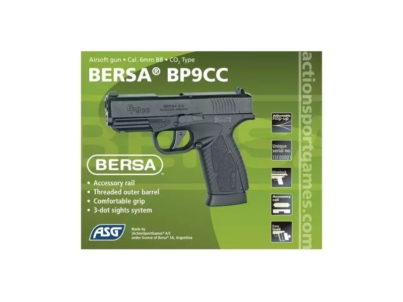 Bersa BP9CC GBB Pistol Replica