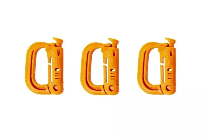 Set of 3 Grmlock Buckles - orange