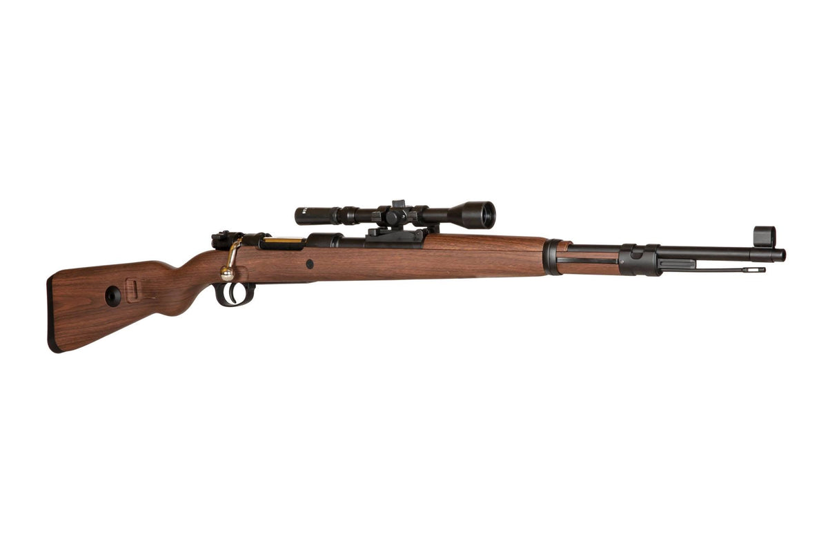Kar98k Rifle Replica (Spring Powered) - Polymer Version + optics