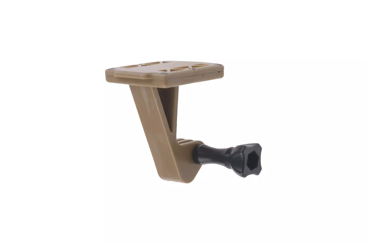 Helmet mount for sport camera - Tan