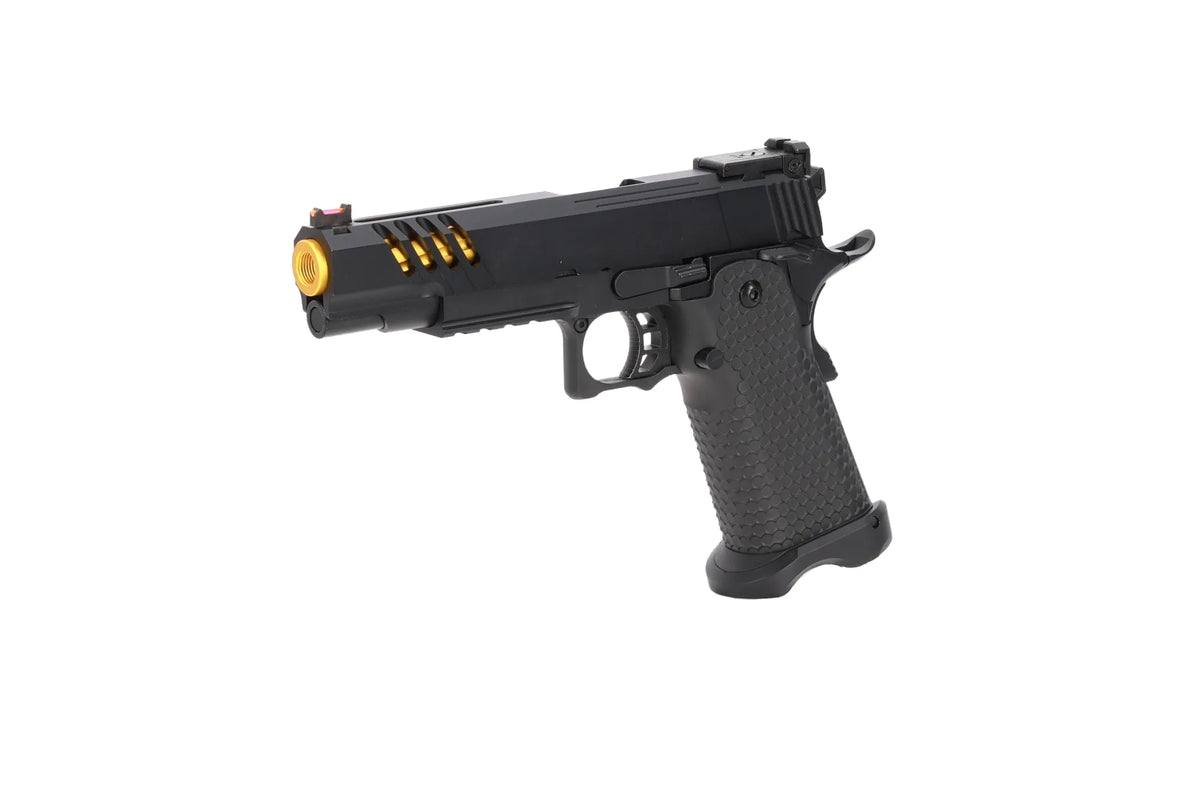 Specna Arms Hi-Capa SA-VGP10 VAPOR GBB Pistol - Black and Gold
