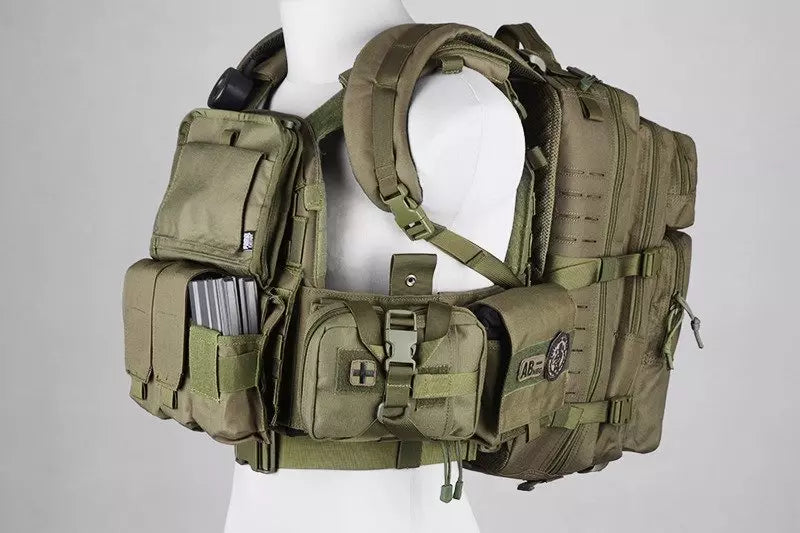 Small MOLLE Rip-Away Medical Pouch - Ranger Green