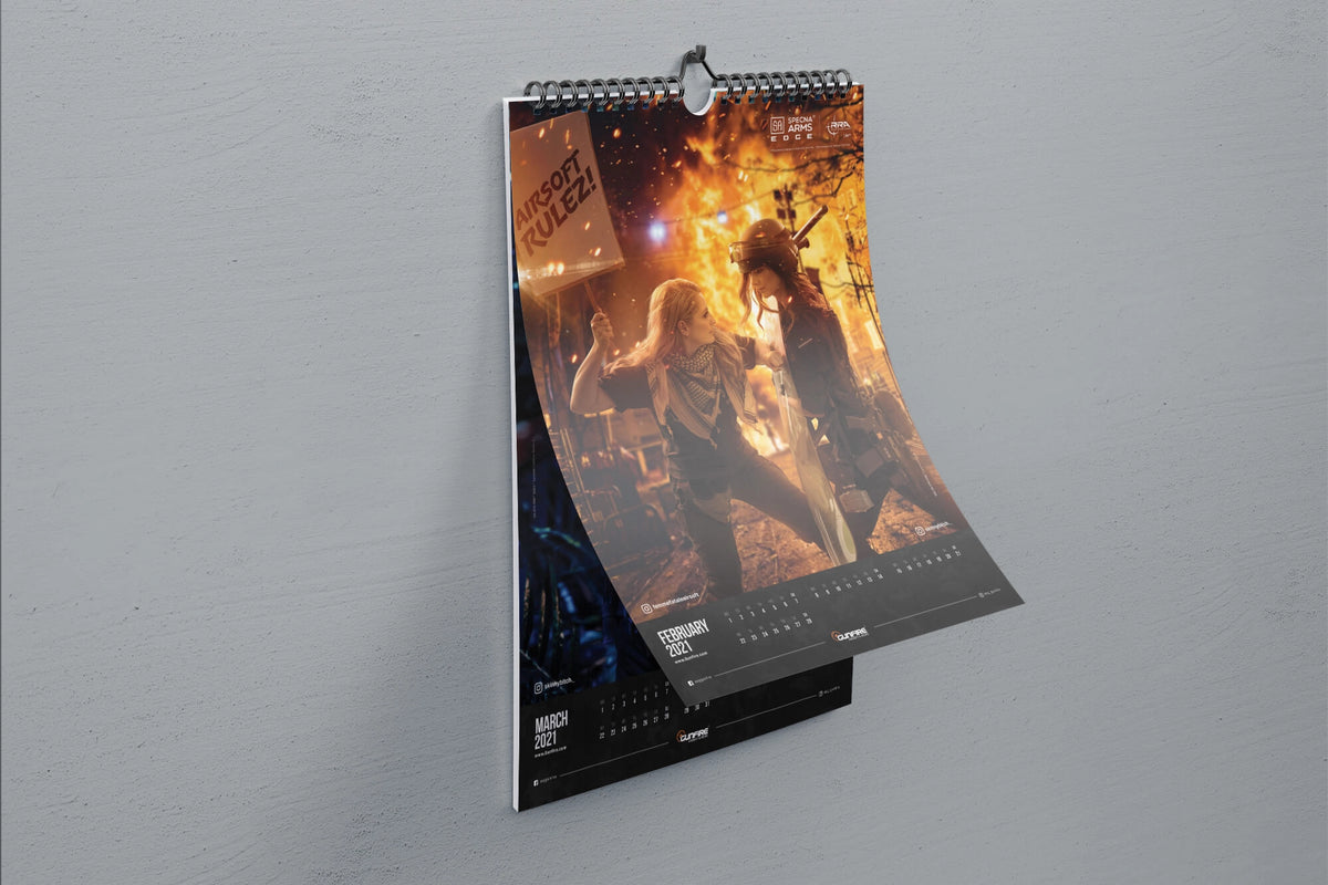 Gunfire Girls 2021 Calendar