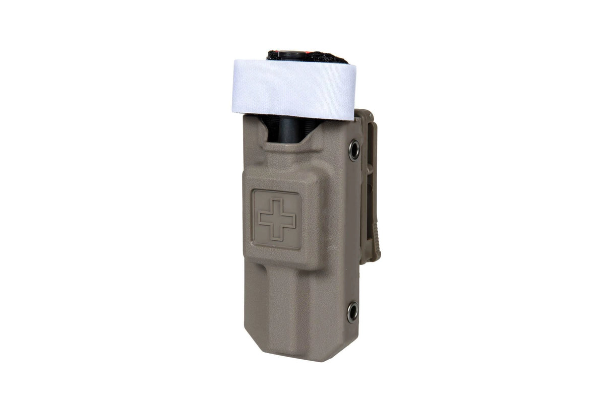 CAT tourniquet replica with holster - tan