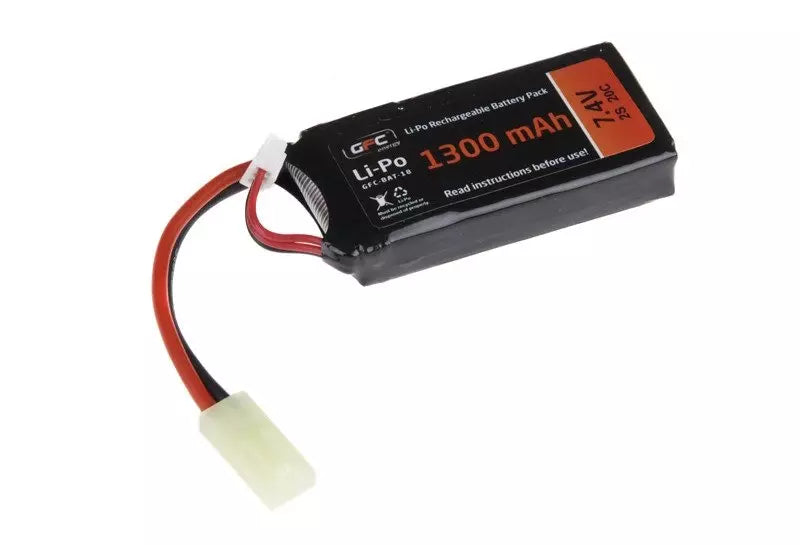 LiPo battery 7.4V 1300mAh 20/40C