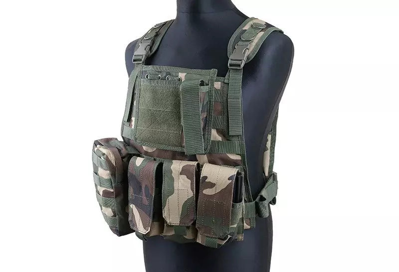 MBSS Plate Carrier type Tactical Vest –US Woodland