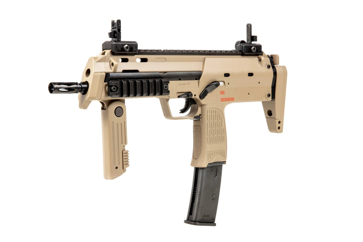 SMG7 A1 GBB submachine airsoft gun - tan