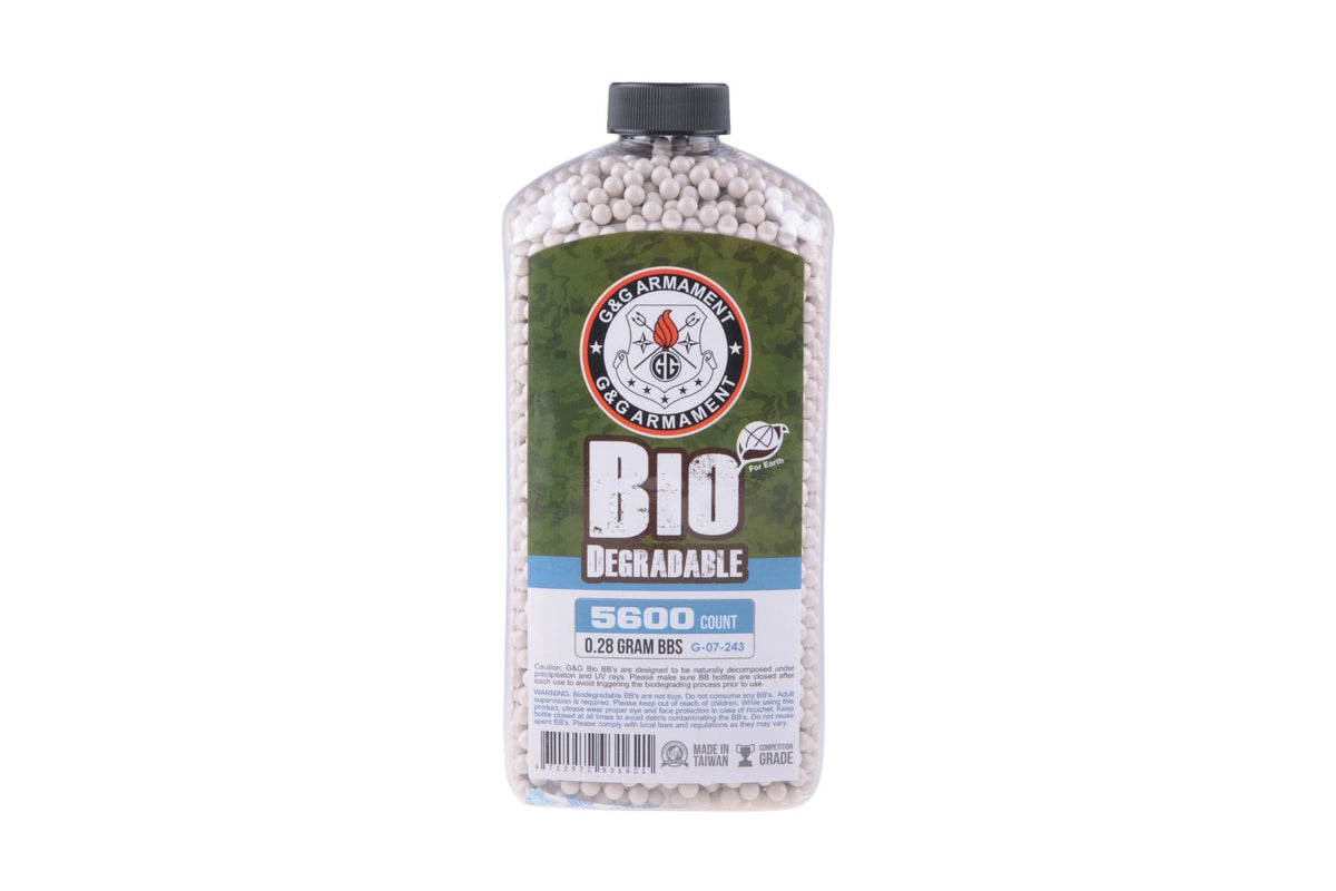 BBs biodegradable 0.28g G&G 5600 pcs