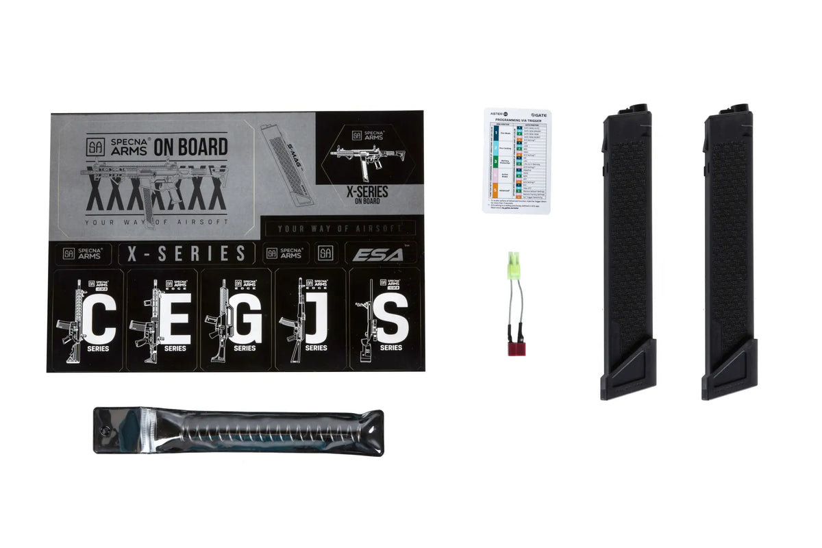 Specna Arms SA-X02 EDGE 2.0™GATE ASTER HIGH SPEED submachine gun replica Black