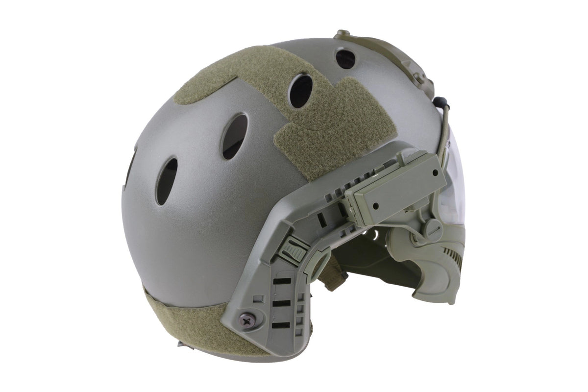 FAST PJ Piloteer helmet replica - olive green (OUTLET)