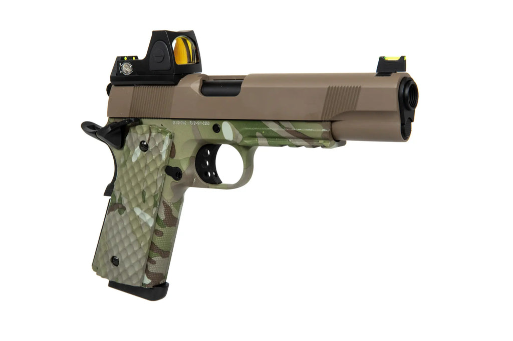 RAVEN MEU Railed BDS Pistol Replika (GG) - Camo/Tan