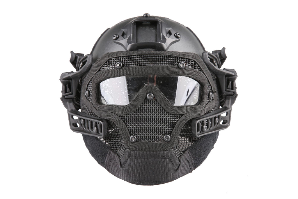 FAST PJ G4 System replica helmet with face shield - black