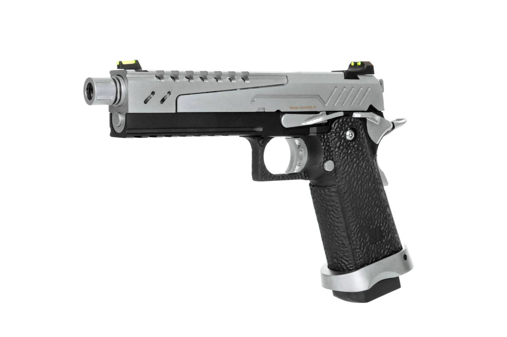 Hi-Capa 5.1 Split Side Pistol Replica - Black / Chrome