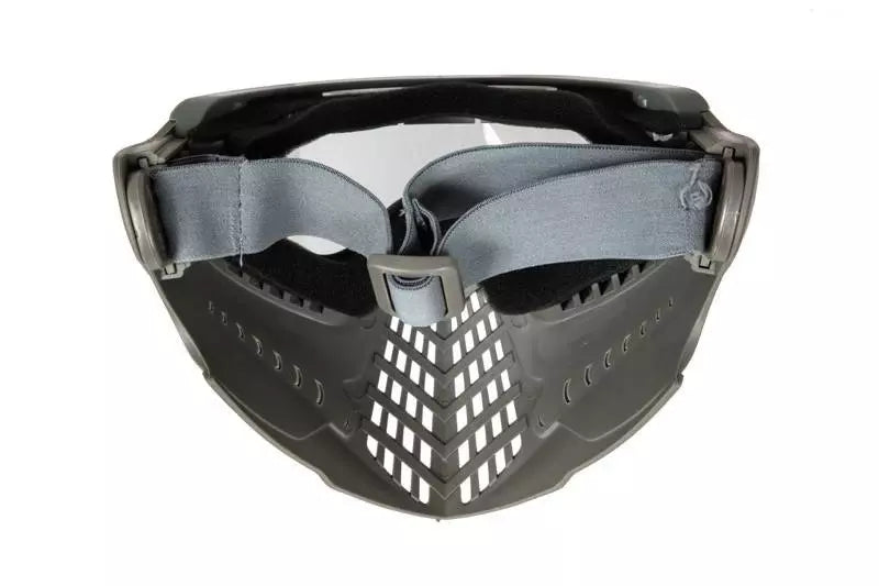 Navigator mask with goggles - grey