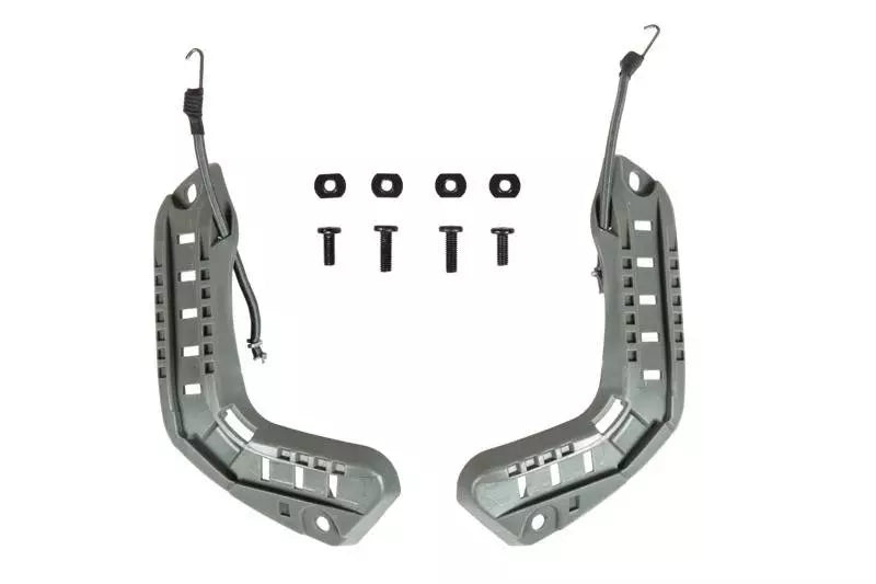 Set of rails for FAST type helmets - Foliage green