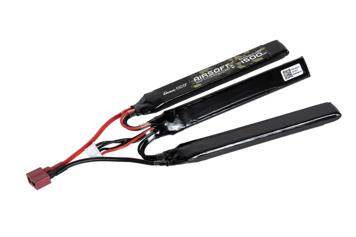 Li-Po Gens ace 25C 1500mAh 3S1P 11.1V battery - 3 modules