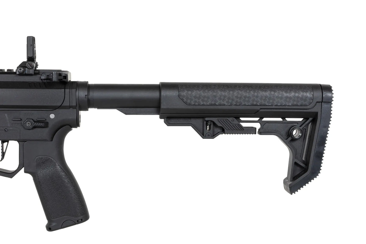 airsoft Specna Arms SA-FX02 FLEX™ HAL ETU machine gun Black with orange discharge device