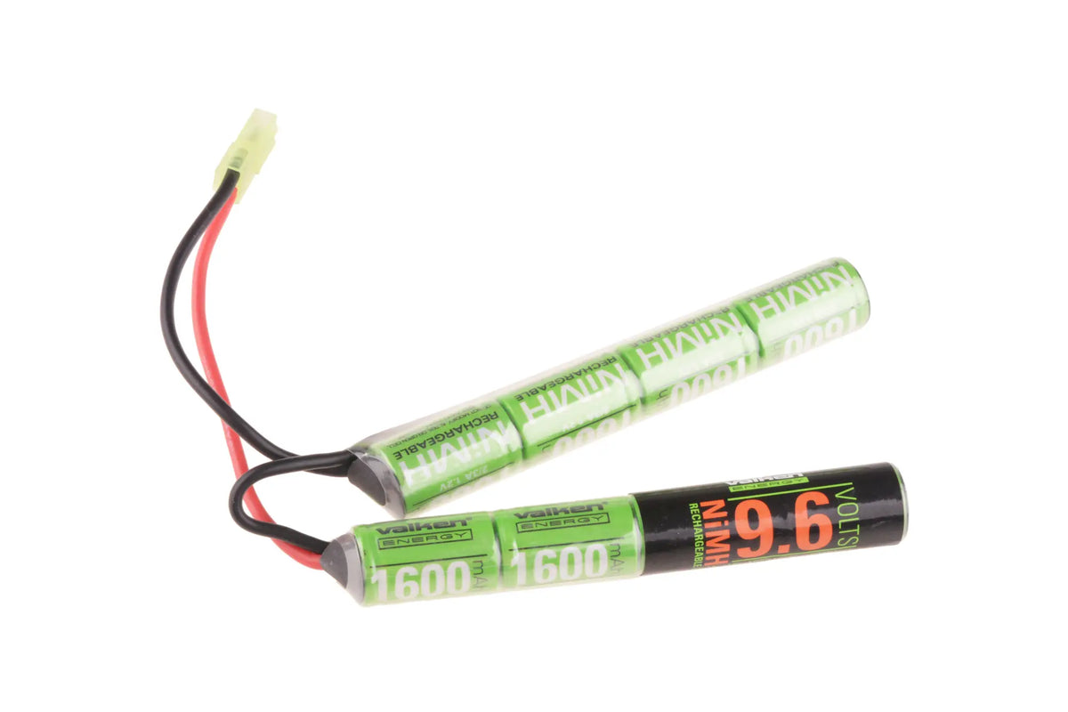 NiMH rechargeable battery 9.6V 1600mAh - 2-pack