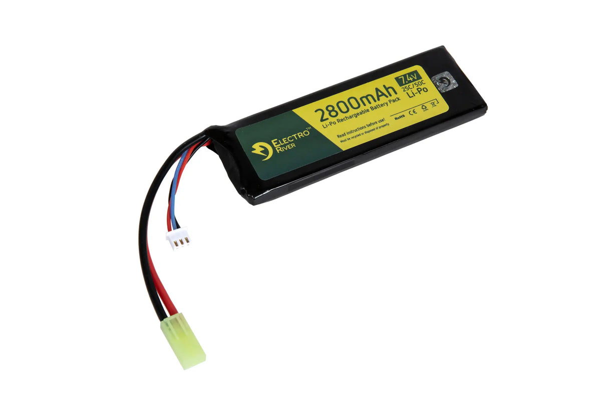 7.4V 2800mAh LiPo battery 25/50C