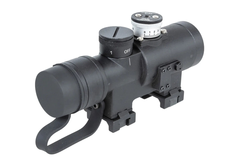 JJ Airsoft PK-A red dot sight with Weaver mount Black