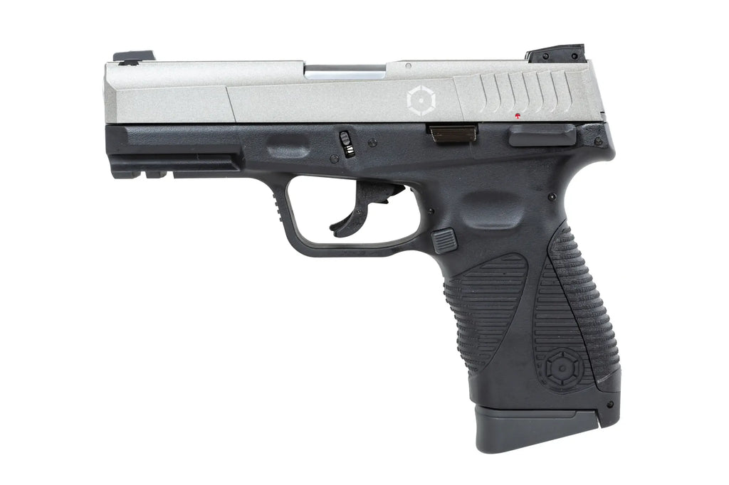 airsoft Cybergun 24/7 G2 CO2 pistol Black and silver