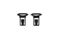 Goggle Swivel Clips Set (19mm) - black