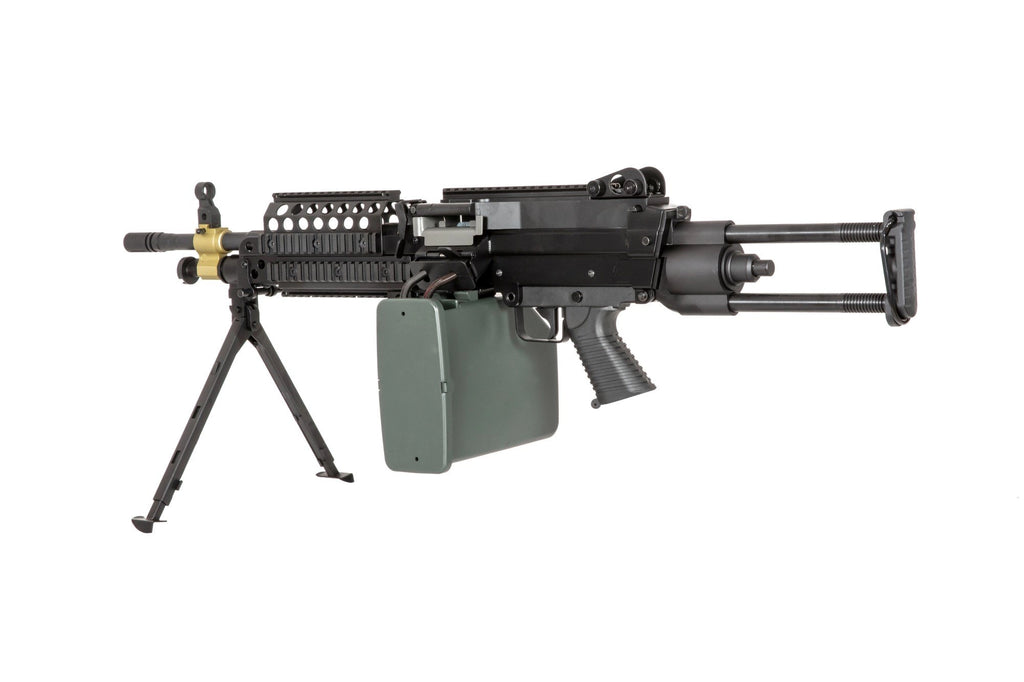 M249 SPW Machinegun Replica - Black