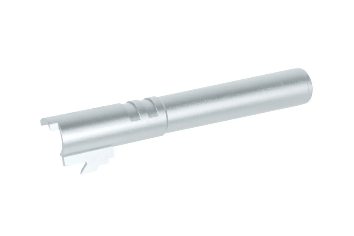 Aluminium 5KU external barrel for TM Hi-Capa 5.1 replicas Silver