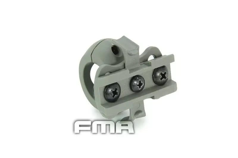 0.83' / 21 mm Flashlight helmet mount – foliage green
