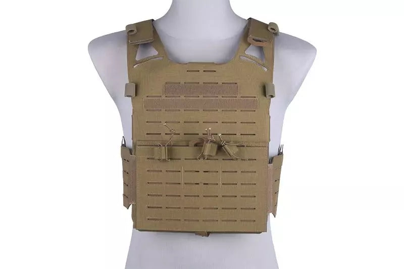 Blast Plate Carrier Tactical Vest - Tan