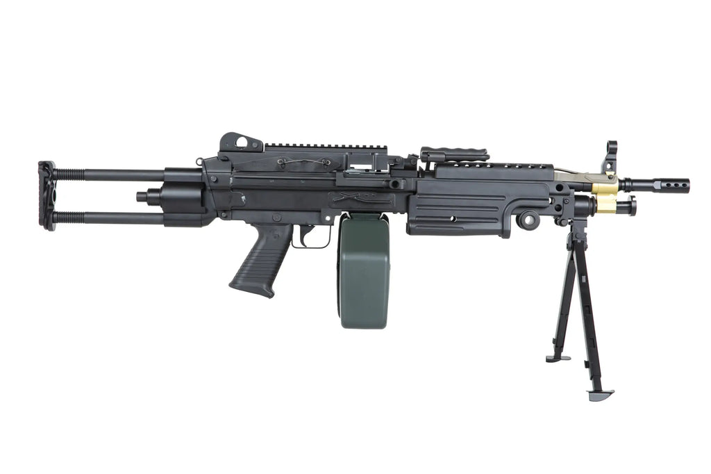 airsoft A&amp;K Cybergun M249 PARA machine gun Black (OUTLET)
