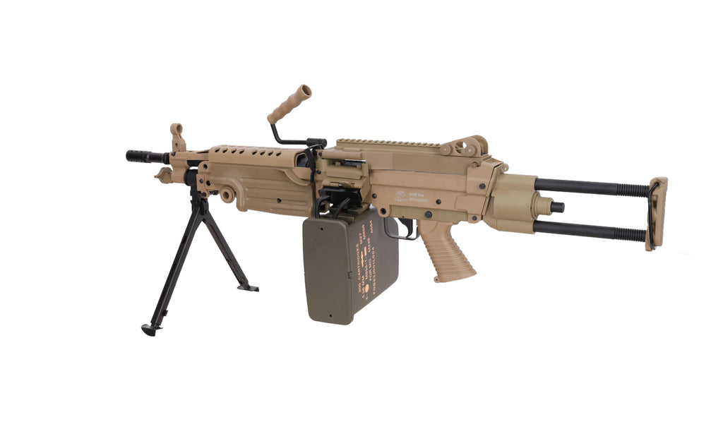 FN HERSTAL M249 PARA CORE machine gun AEG -Tan