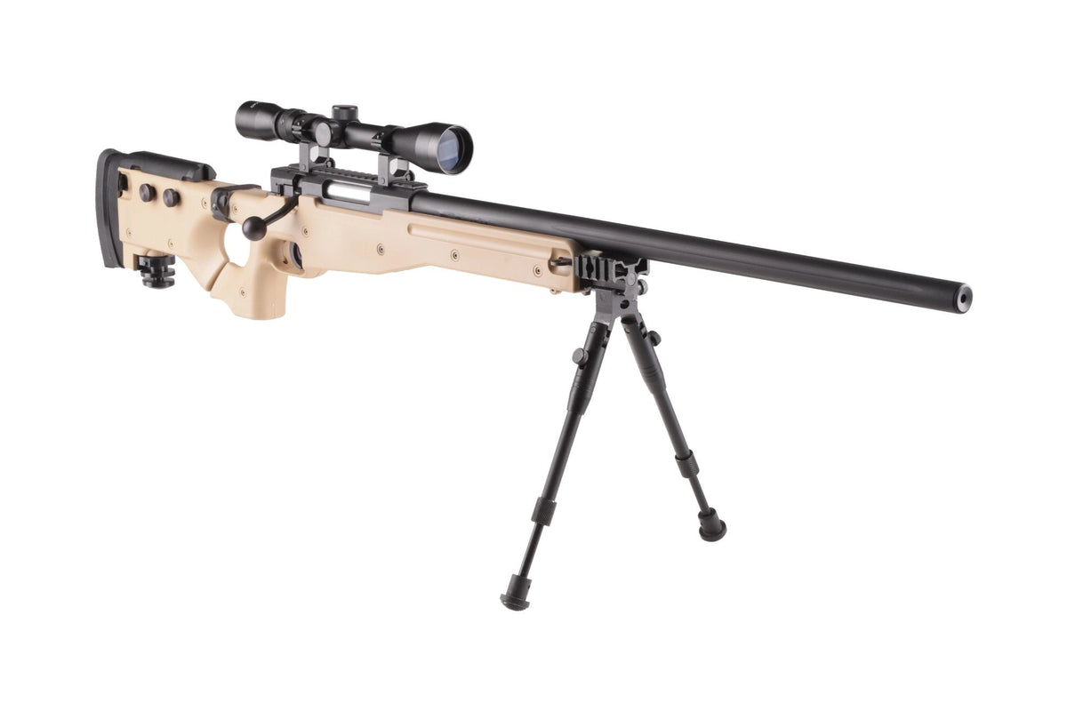 MB08A sniper rifle replica - with scope and bipod - tan
