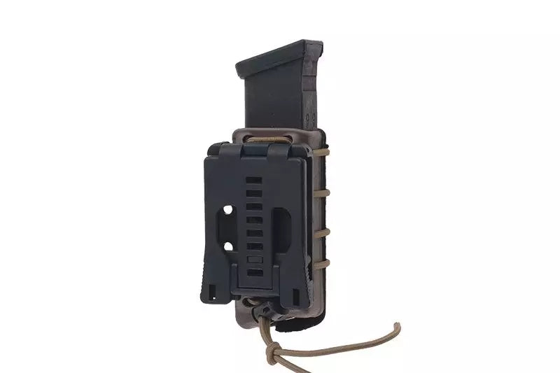 SMC Pistol Magazine Pouch with flocking (QD belt) - dark earth