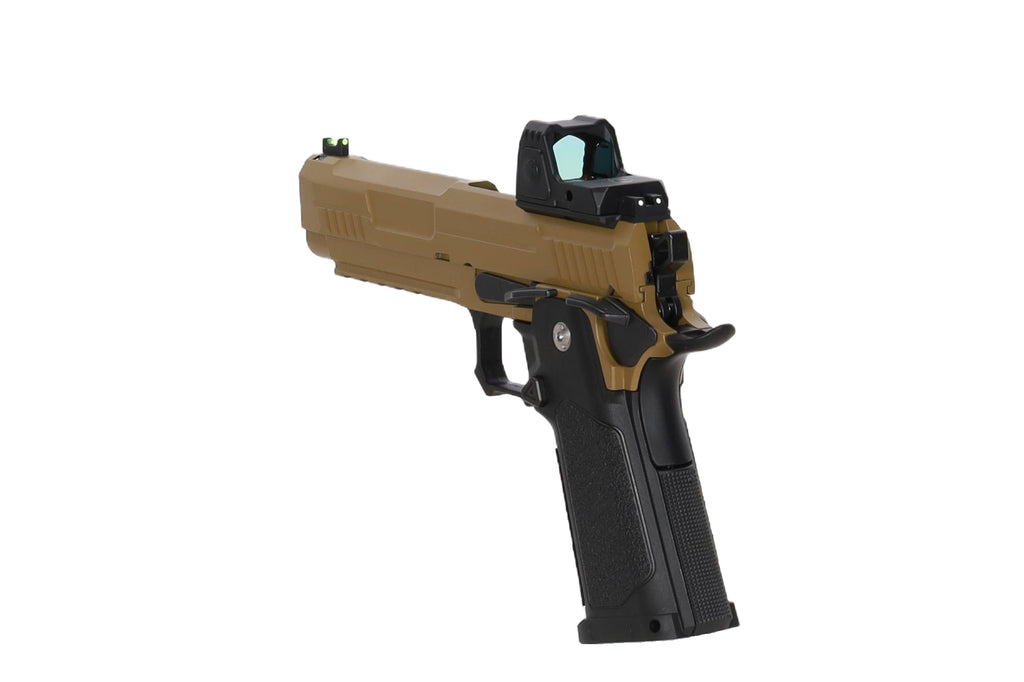 Arcturus Hi-Capa Vanguard 5" GBB Pistol (Optics Ready/Kolimator ARS-1) - Half-Tan